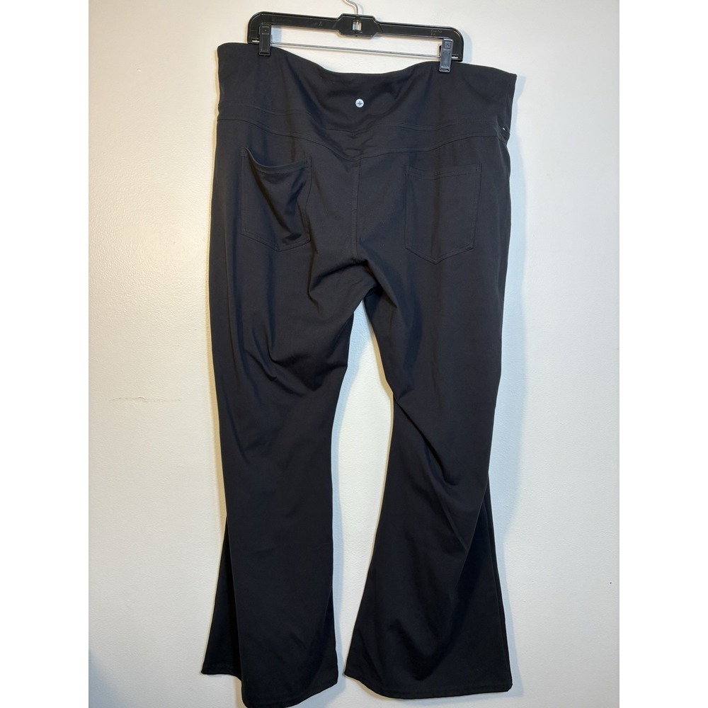 Halara Pull On Flare Pants Women's Sz 3XL Black Comfort - Picture 2 of 7